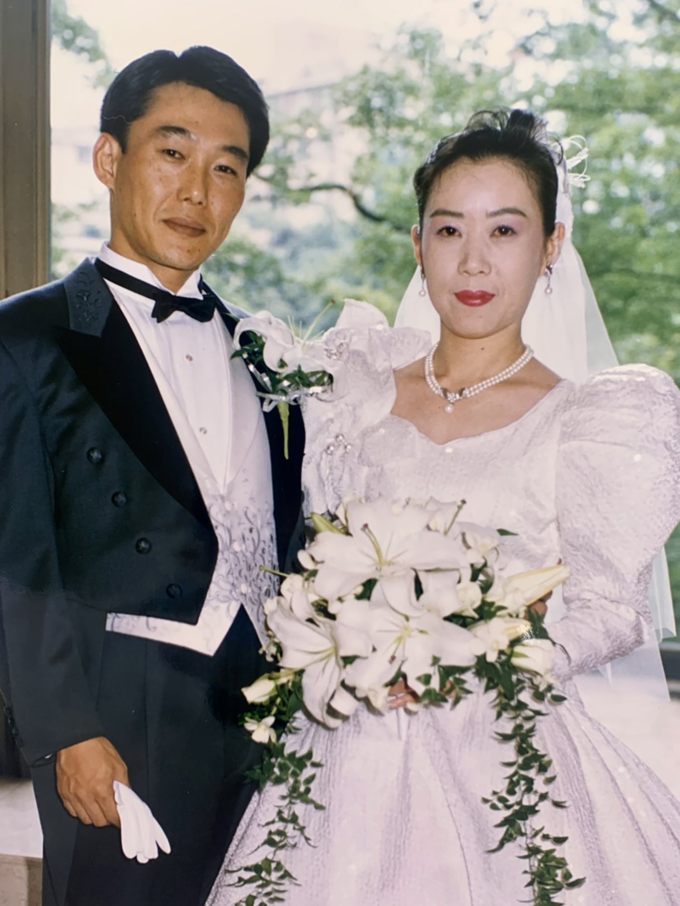 30年前八芳園にてご結婚式を挙げられたときのお写真